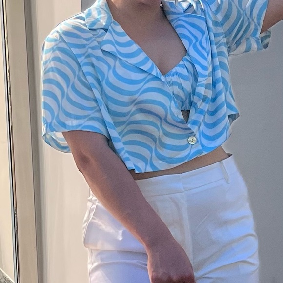 Matching set Zebra blue and white - Picture 3 of 4